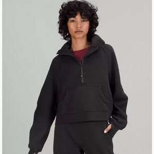 Lululemon scuba oversized funnel neck half zip